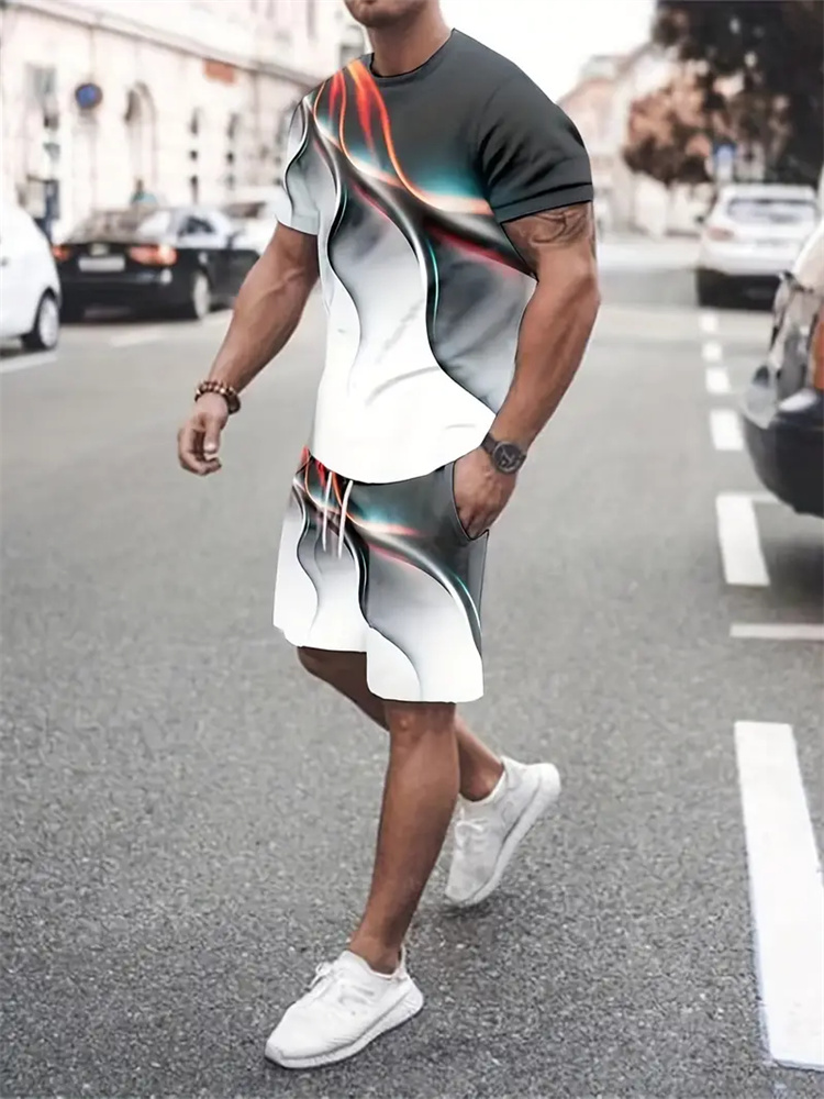Running Gear For Men - تي شيرت للرجال والنساء بتصميم متدرج