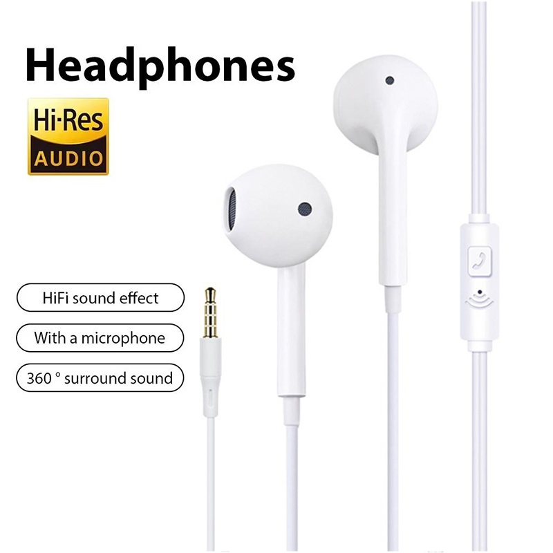سماعة أذن سلكية 3.5 ملم مع ميك - مراجعة Running Gear Headphones وسعره