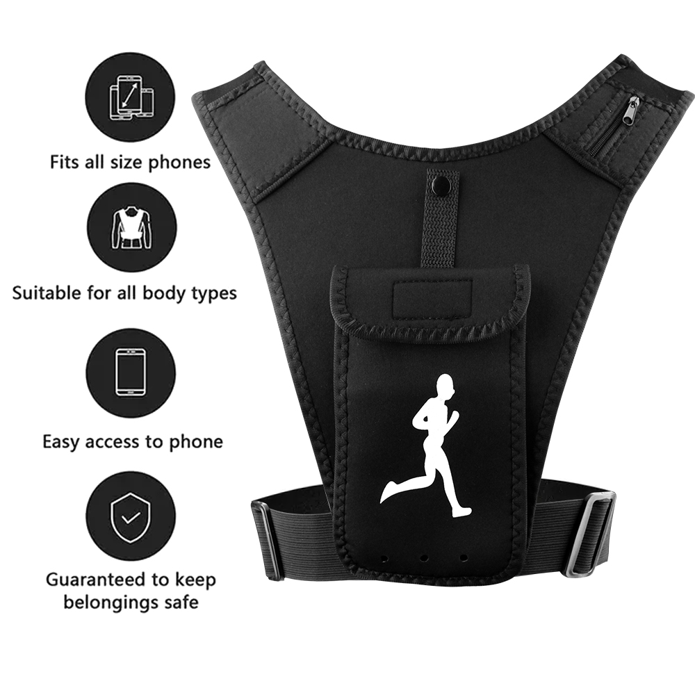 حامل هاتف صدرية للجري قابل للت - مراجعة Running Gear Hydration وسعره