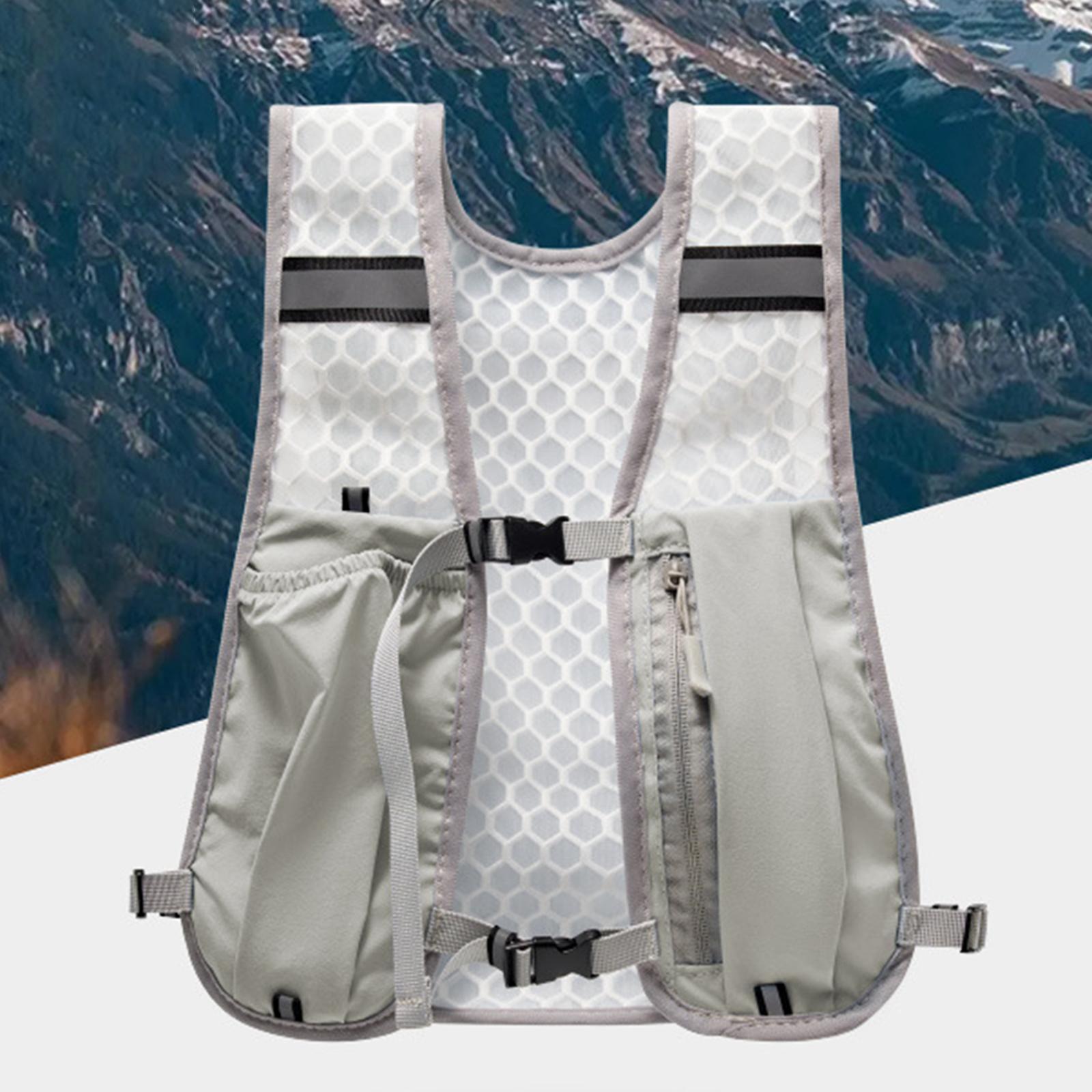 حقيبة ظهر عاكسة للضوء مع جيب ل - مراجعة Running Gear Hydration وسعره
