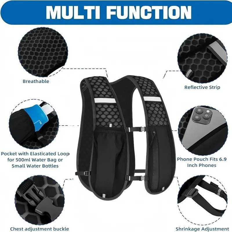 حقيبة ظهر خفيفة الوزن جديدة لل - مراجعة Running Gear Hydration وسعره