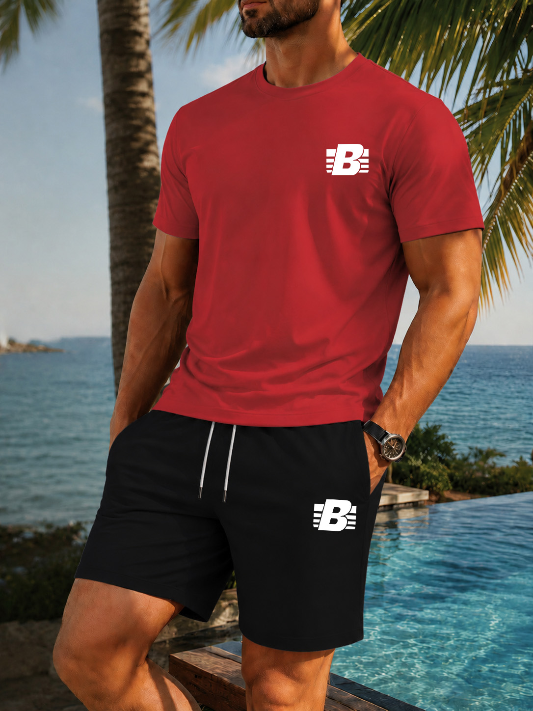 طقم رياضي رجالي من قطعتين، ملا - مراجعة Running Gear For Men وسعره